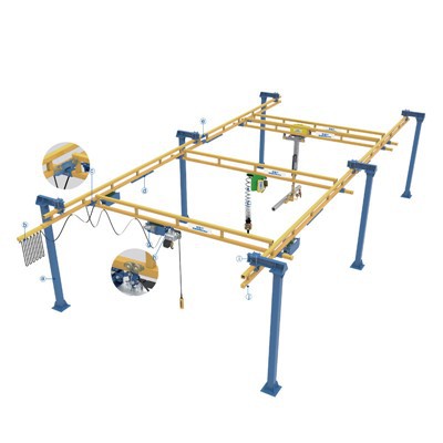 Sospensjoni Monorail Crane